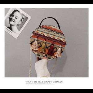 Women Tassel Small Shoulder Bag